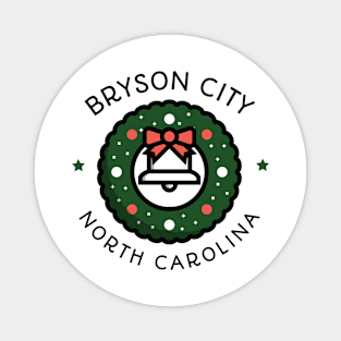 Bryson City, North Carolina Christmas Magnet